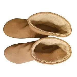 Zara | Shoes | Euc Zara Leather Midrise Lined Boots Extra  display picture 3